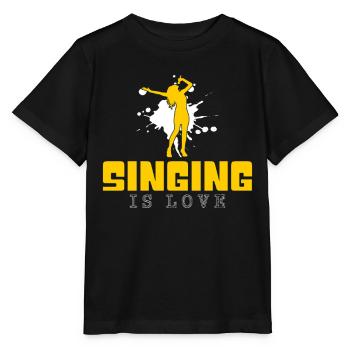 Sing - Stanley/Stella MINI CREATOR Kids’ T-Shirt - black - Front - Mikhail (115cm)
