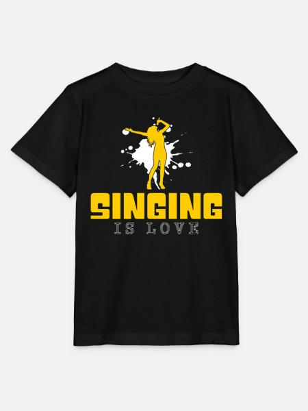 Singen - Stanley/Stella Kinder T-Shirt MINI CREATOR - Schwarz