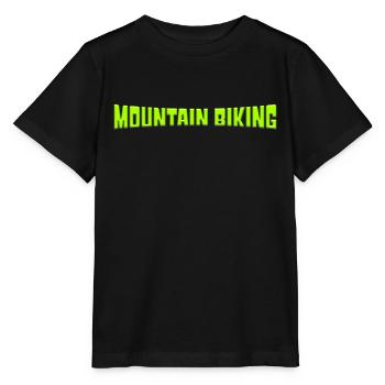 Mountain biking - Stanley/Stella Kinder T-Shirt MINI CREATOR  - Schwarz - Vorne - Mikhail (115cm)