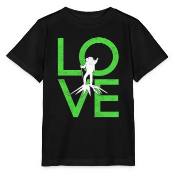 Alpinisme - T-shirt bio MINI CREATOR Stanley/Stella Enfant - noir - Devant - Mikhail (115cm)