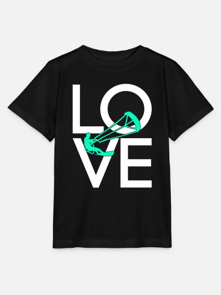 Kite surfen - Stanley/Stella Kinder T-Shirt MINI CREATOR  - Schwarz