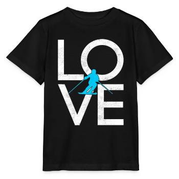 Ski - T-shirt bio MINI CREATOR Stanley/Stella Enfant - noir - Devant - Mikhail (115cm)