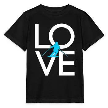 Ski - T-shirt bio MINI CREATOR Stanley/Stella Enfant - noir - Devant - Mikhail (115cm)