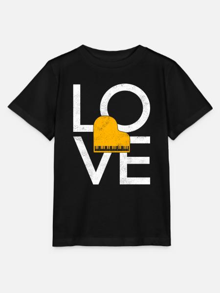 Klavier - Stanley/Stella Kinder T-Shirt MINI CREATOR - Schwarz