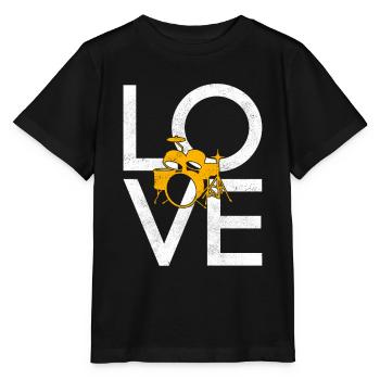 Percussion - T-shirt bio MINI CREATOR Stanley/Stella Enfant - noir - Devant - Mikhail (115cm)