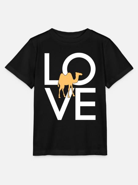 Kamel - Stanley/Stella Kinder T-Shirt MINI CREATOR - Schwarz