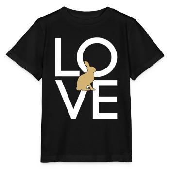 Lièvre - T-shirt bio MINI CREATOR Stanley/Stella Enfant - noir - Devant - Mikhail (115cm)