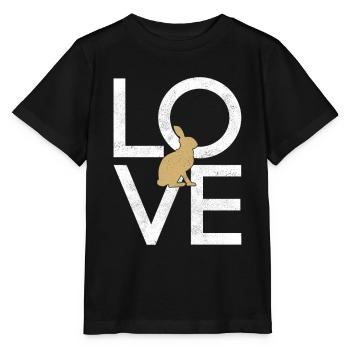 Lièvre - T-shirt bio MINI CREATOR Stanley/Stella Enfant - noir - Devant - Mikhail (115cm)
