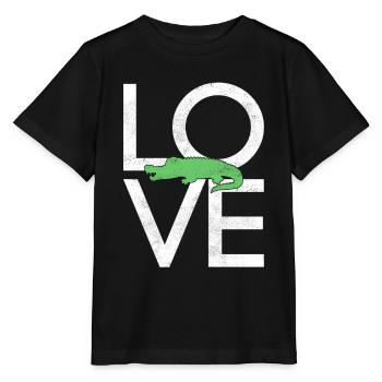 Crocodile - Stanley/Stella MINI CREATOR Kids’ T-Shirt - black - Front - Mikhail (115cm)