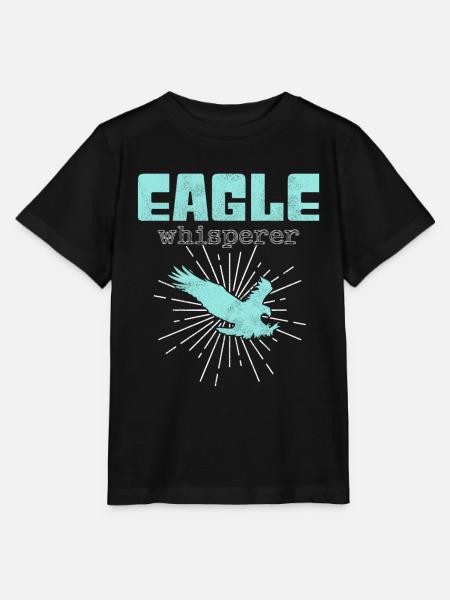 Adler Flüsterer - Stanley/Stella Kinder T-Shirt MINI CREATOR - Schwarz