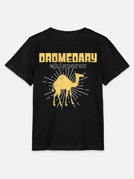 Dromedar Flüsterer - Stanley/Stella Kinder T-Shirt MINI CREATOR  - Schwarz