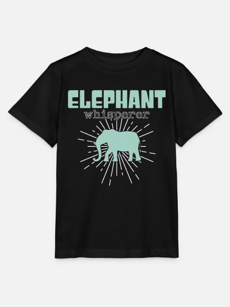 elephant whisperer - Stanley/Stella Kinder T-Shirt MINI CREATOR - Schwarz
