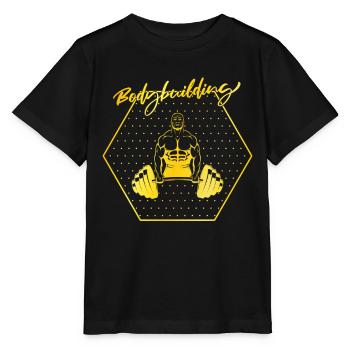 bodybuilding - Stanley/Stella MINI CREATOR Kids’ T-Shirt - black - Front - Mikhail (115cm)