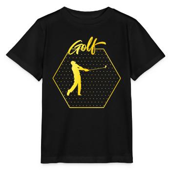 golfe - T-shirt bio MINI CREATOR Stanley/Stella Enfant - noir - Devant - Mikhail (115cm)