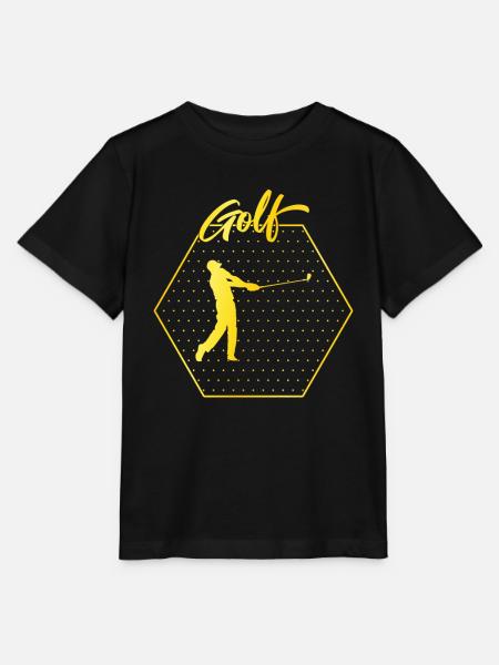 golf - Stanley/Stella Kinder T-Shirt MINI CREATOR - Schwarz