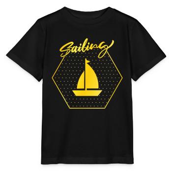 Sail - Stanley/Stella MINI CREATOR Kids’ T-Shirt - black - Front - Mikhail (115cm)
