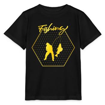 Angling - Stanley/Stella MINI CREATOR Kids’ T-Shirt - black - Front - Mikhail (115cm)