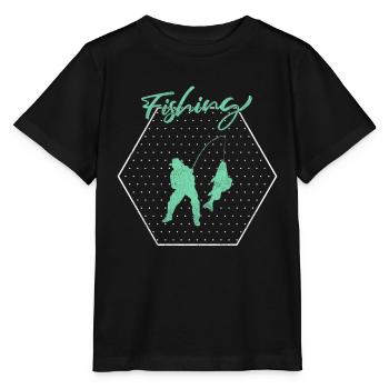 Angling - Stanley/Stella MINI CREATOR Kids’ T-Shirt - black - Front - Mikhail (115cm)