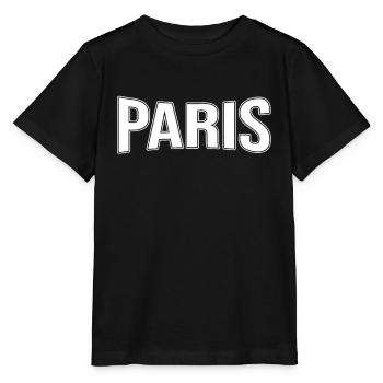 Paris - Stanley/Stella Kinder T-Shirt MINI CREATOR  - Schwarz - Vorne - Mikhail (115cm)