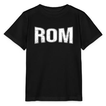 Rom - Stanley/Stella Kinder T-Shirt MINI CREATOR  - Schwarz - Vorne - Mikhail (115cm)