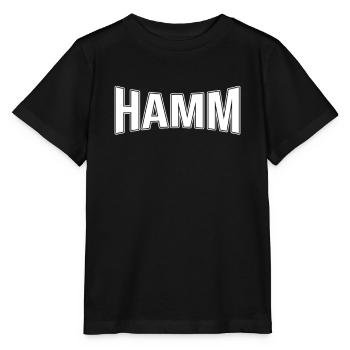 Hamm - Stanley/Stella Kinder T-Shirt MINI CREATOR  - Schwarz - Vorne - Mikhail (115cm)