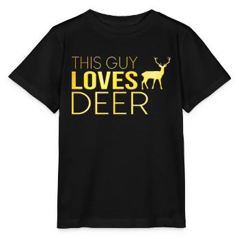 Junge Hirsch Spruch - Stanley/Stella Kinder T-Shirt MINI CREATOR  - Schwarz - Vorne - Mikhail (115cm)
