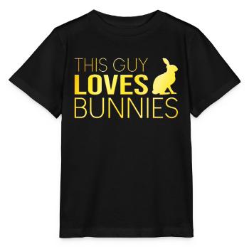 Type Rabbit Saying - Stanley/Stella MINI CREATOR Kids’ T-Shirt - black - Front - Mikhail (115cm)