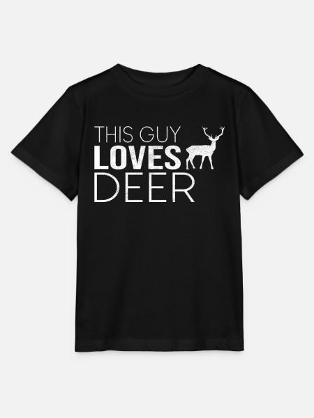Typ Hirsch Spruch - Stanley/Stella Kinder T-Shirt MINI CREATOR  - Schwarz