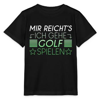 Golf Spruch - Stanley/Stella Kinder T-Shirt MINI CREATOR  - Schwarz - Vorne - Mikhail (115cm)