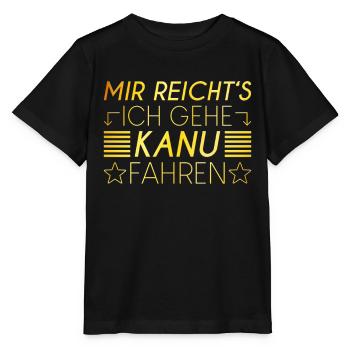 Kanusport Spruch - Stanley/Stella Kinder T-Shirt MINI CREATOR  - Schwarz - Vorne - Mikhail (115cm)