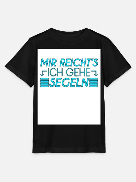 Segeln Spruch - Stanley/Stella Kinder T-Shirt MINI CREATOR  - Schwarz
