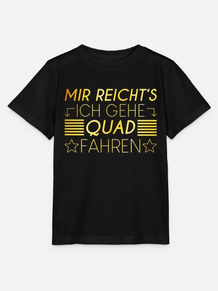 Quad Spruch - Stanley/Stella Kinder T-Shirt MINI CREATOR - Schwarz