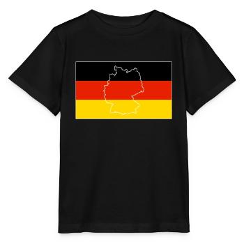 Germany Flag - Stanley/Stella MINI CREATOR Kids’ T-Shirt - black - Front - Mikhail (115cm)