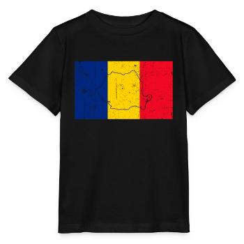 Romania - Stanley/Stella MINI CREATOR Kids’ T-Shirt - black - Front - Mikhail (115cm)
