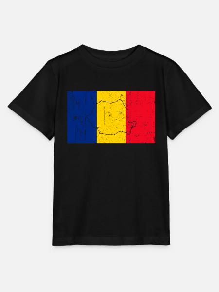 Rumänien - Stanley/Stella Kinder T-Shirt MINI CREATOR  - Schwarz