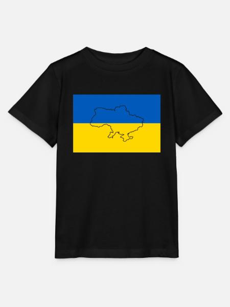 Ukraine Flagge - Stanley/Stella Kinder T-Shirt MINI CREATOR - Schwarz
