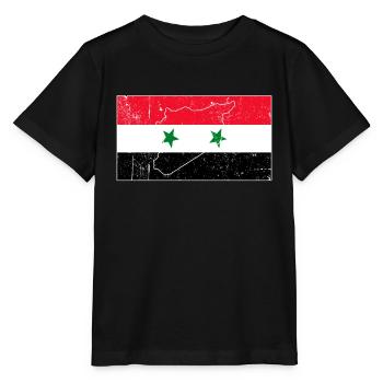 Drapeau de l’Irak - T-shirt bio MINI CREATOR Stanley/Stella Enfant - noir - Devant - Mikhail (115cm)
