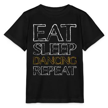 Manger sleep dancing - T-shirt bio MINI CREATOR Stanley/Stella Enfant - noir - Devant - Mikhail (115cm)