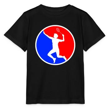 Badminton Logo - Stanley/Stella MINI CREATOR Kids’ T-Shirt - black - Front - Mikhail (115cm)