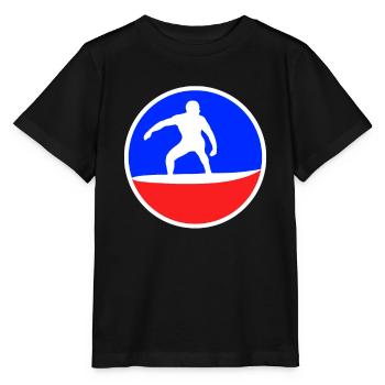 Surfing Logo - Stanley/Stella MINI CREATOR Kids’ T-Shirt - black - Front - Mikhail (115cm)