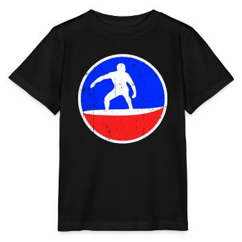 Surfing Logo - Stanley/Stella MINI CREATOR Kids’ T-Shirt - black - Front - Mikhail (115cm)