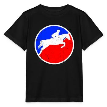 Logo de l’équitation - T-shirt bio MINI CREATOR Stanley/Stella Enfant - noir - Devant - Mikhail (115cm)