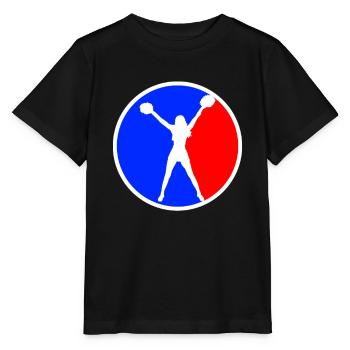 cheerleading logo - Stanley/Stella Kinder T-Shirt MINI CREATOR  - Schwarz - Vorne - Mikhail (115cm)