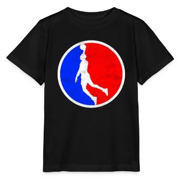 Basketball Logo - Stanley/Stella Kinder T-Shirt MINI CREATOR  - Schwarz - Vorne - Mikhail (115cm)
