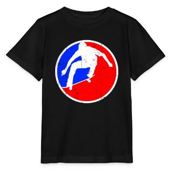 Skating Logo - Stanley/Stella MINI CREATOR Kids’ T-Shirt - black - Front - Mikhail (115cm)