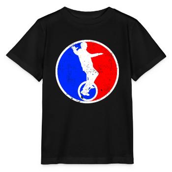 Unicycle Logo - Stanley/Stella MINI CREATOR Kids’ T-Shirt - black - Front - Mikhail (115cm)