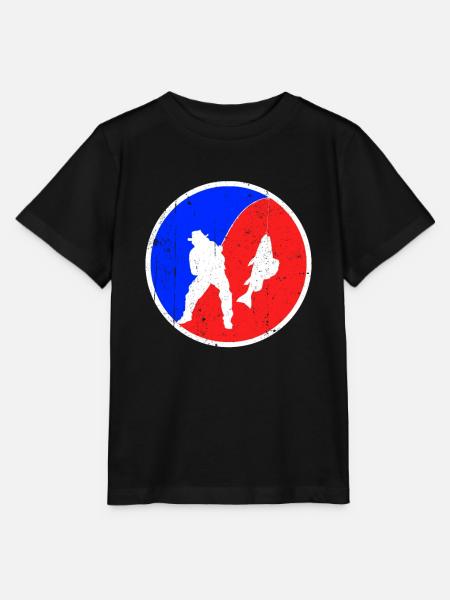 Angeln Logo - Stanley/Stella Kinder T-Shirt MINI CREATOR  - Schwarz