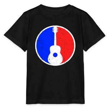 Gitarre Logo - Stanley/Stella Kinder T-Shirt MINI CREATOR  - Schwarz - Vorne - Mikhail (115cm)