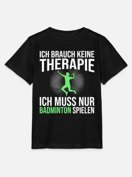 Badminton Spruch - Stanley/Stella Kinder T-Shirt MINI CREATOR - Schwarz