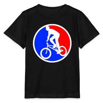 BMX Logo - T-shirt bio MINI CREATOR Stanley/Stella Enfant - noir - Devant - Mikhail (115cm)